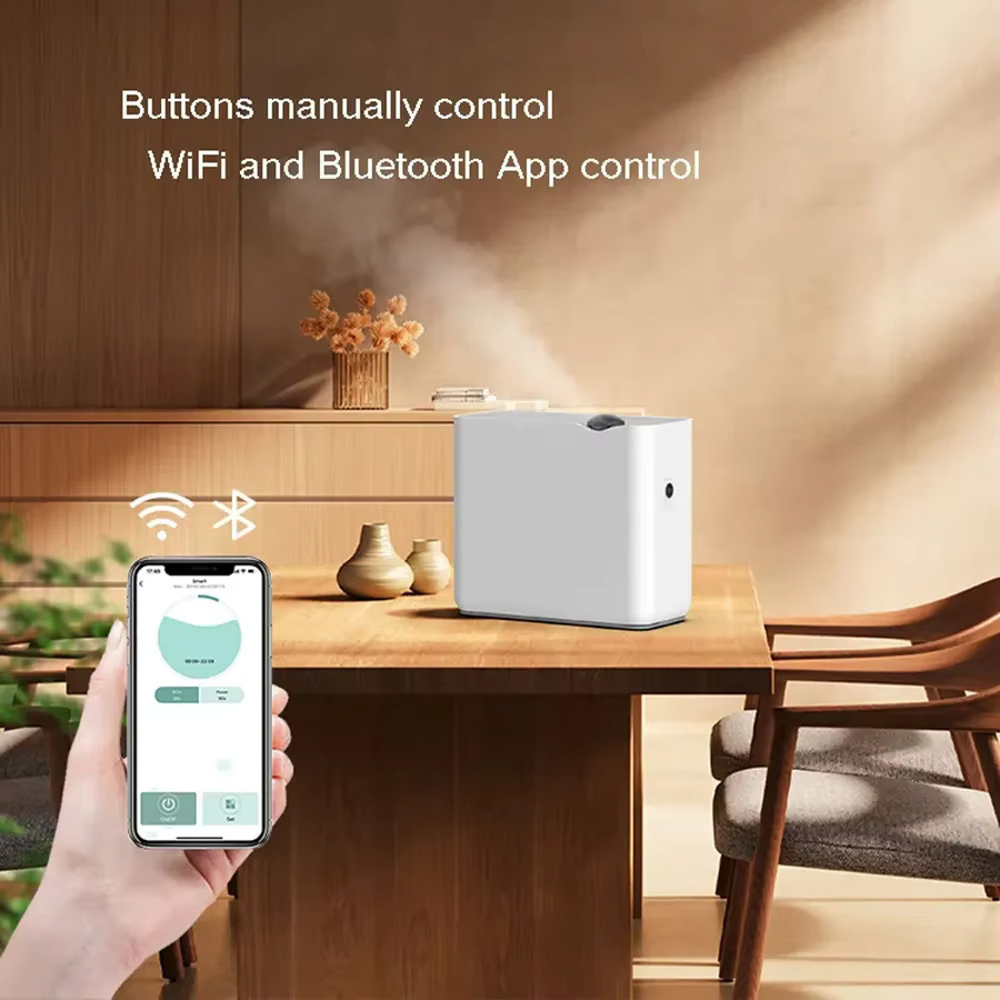PDQ Elektrischer Hotel Diffusor für ätherische Öle mit Wifi und Bluetooth in Weiß - Bild 2