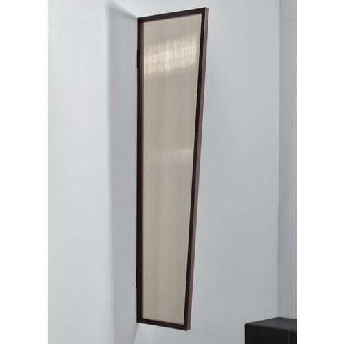 GUTTA Seitenblende aus Aluminium in Braun, B: 60 cm, H: 200 cm - Bild 2