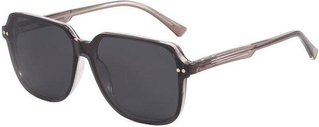 Wind Fashion TR90 Sonnenbrille, polarisiert, Vollrand, square, grau, Herren - Bild 1