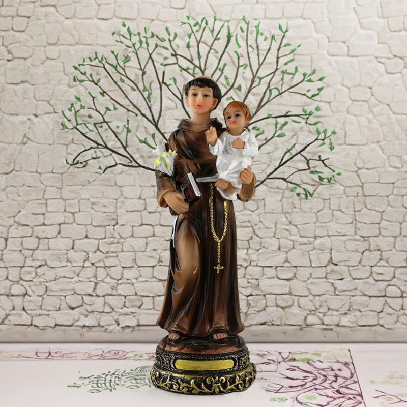 Handgefertigte katholische Maria Statue aus Harz für deine Heim- und Kirchendekoration - Bild 2