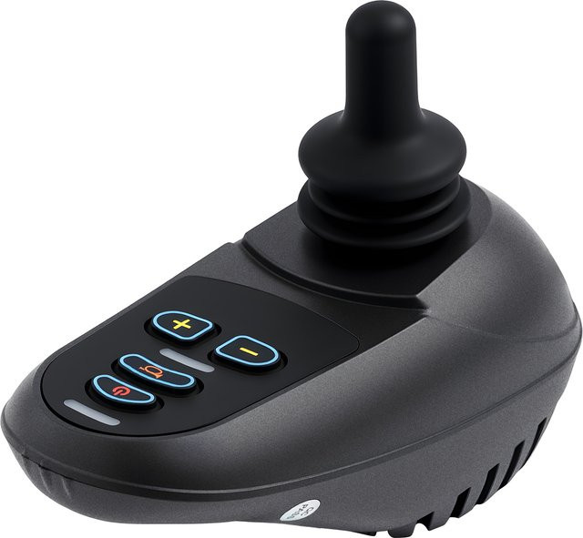 Bymaocar Joystick-Controller für Elektrorollstühle in Schwarz mit 360° Wippersteuerung, 5-Gang-Niveau und wasserdichter intelligenter Steuerung inklusive Sicherheitsbremssystem - Bild 1