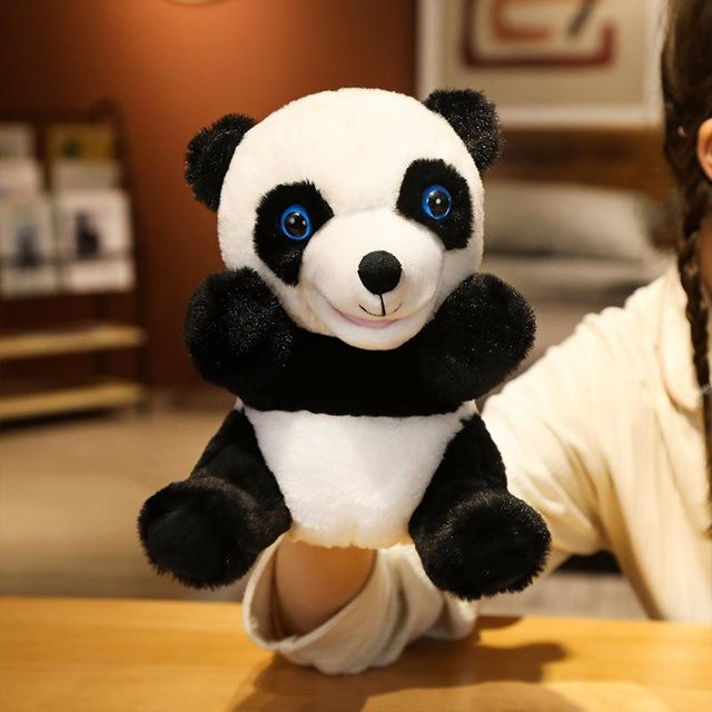 Esel Alpaka Handpuppen, Plüsch, 38cm, ab 14 Jahre - Bild 1
