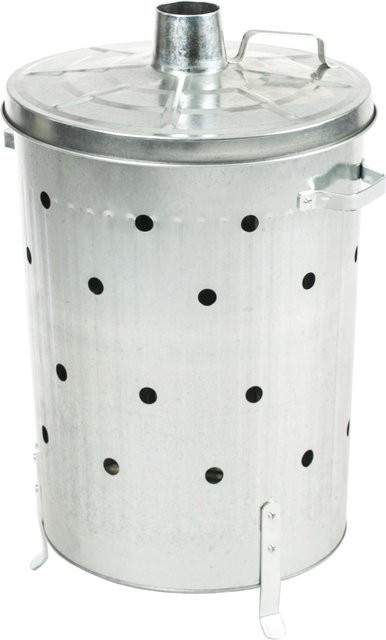 Verbrennungsanlage für Gartenabfälle mit 110 l Volumen, Durchmesser: 46 cm, Höhe: 72 cm - Bild 1