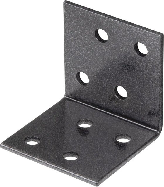 GAH Alberts Duravis Winkelverbinder Schwarzdiamant Duplexbeschichtet B/T/H: 40 x 40 x 40 mm - Bild 1
