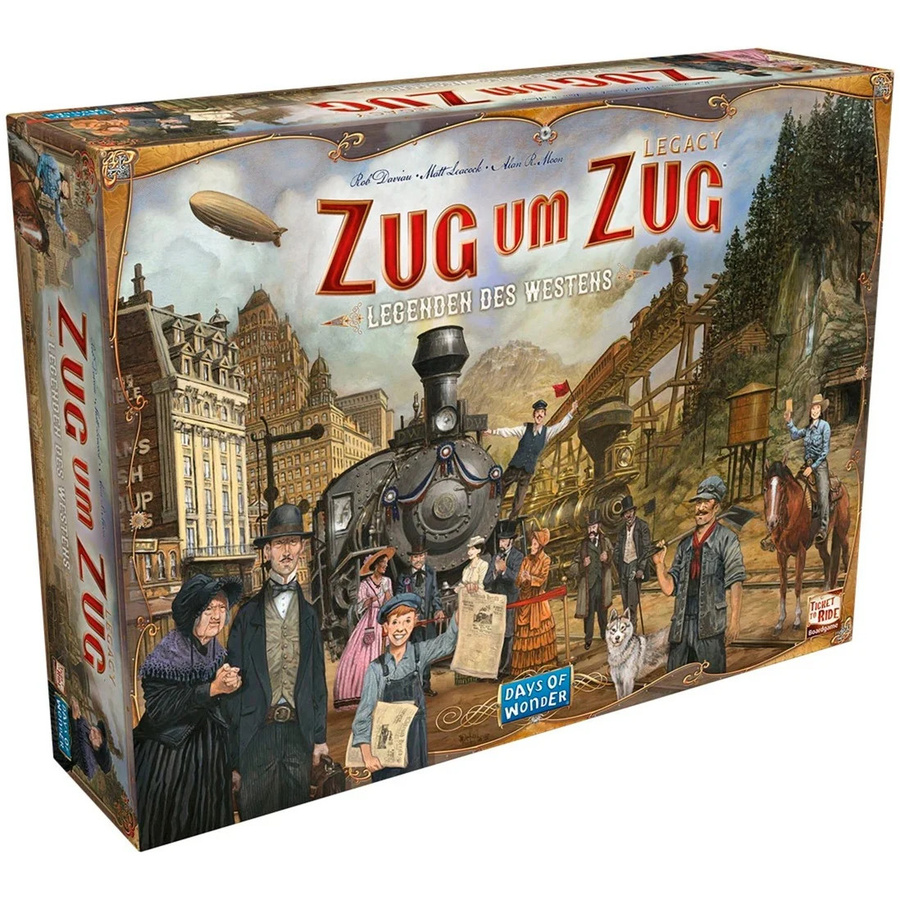 Zug um Zug Legacy: Legenden des Westens Brettspiel - Bild 1