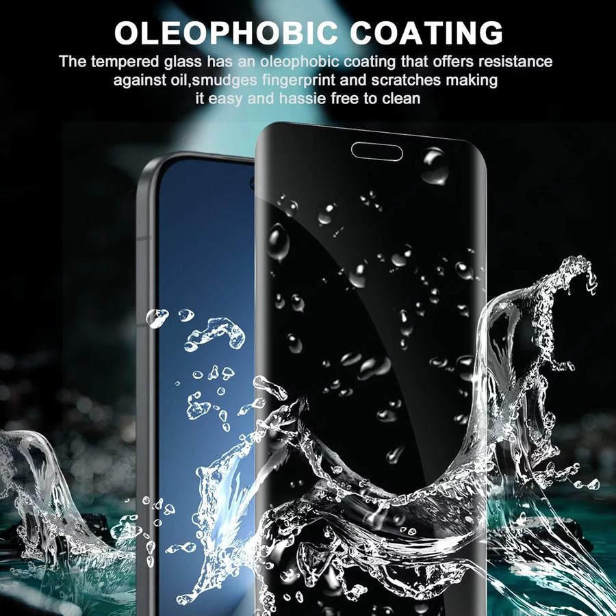 3D-Displayschutzfolie aus gehärtetem Glas mit gebogener Passform und Kameraobjektiv für Honor Magic 8Pro, transparent - Bild 4