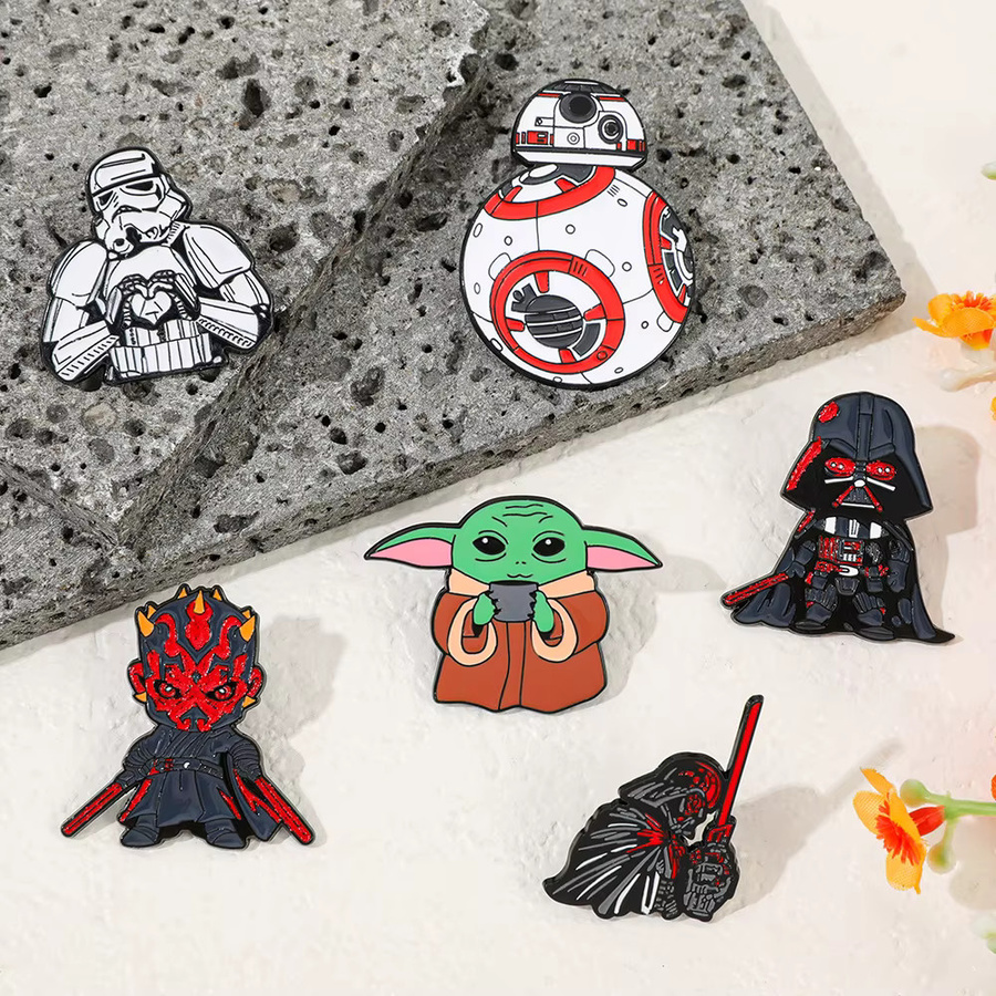 Star Wars Pin-Set, 6-teilig, Emaille, Bunt, Klassisch - Bild 3
