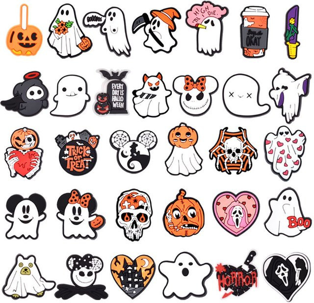 32 Stück Halloween Geist Cartoon Schuh Charms, Kinder - Bild 1