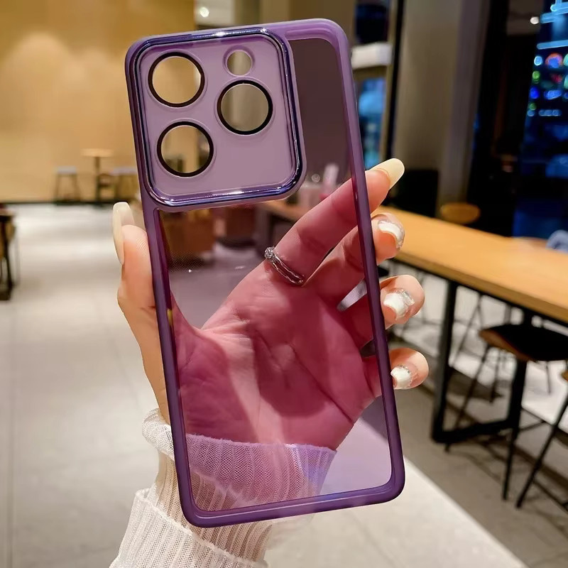 Silikon Schutzhülle für Infinix Hot 40 Pro, Hot 40 und Hot 40i in Purple - Bild 1