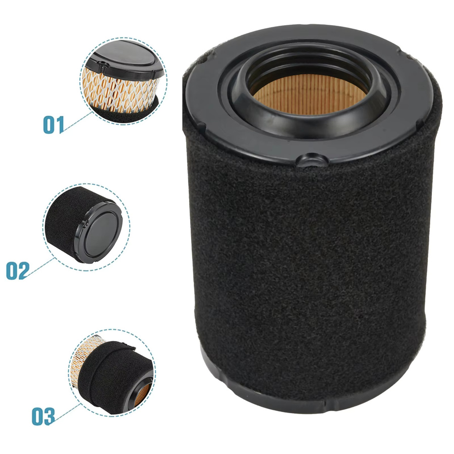 DAZZLEEX Ersatz-Luftfilter für Garten-Rasenmäher in Schwarz, Modell 737-05129 937-05129 - Bild 2