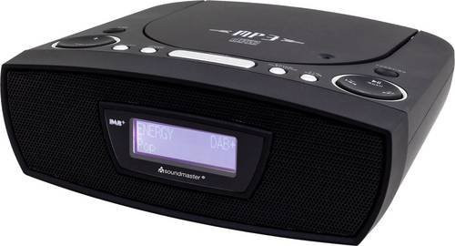 Soundmaster URD480SW Radiowecker mit UKW, CD, AUX und USB in Schwarz - Bild 1