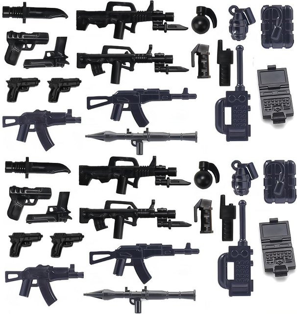 34-teiliges Set Mini Actionfiguren, Polizei, ab 14 Jahren - Bild 1