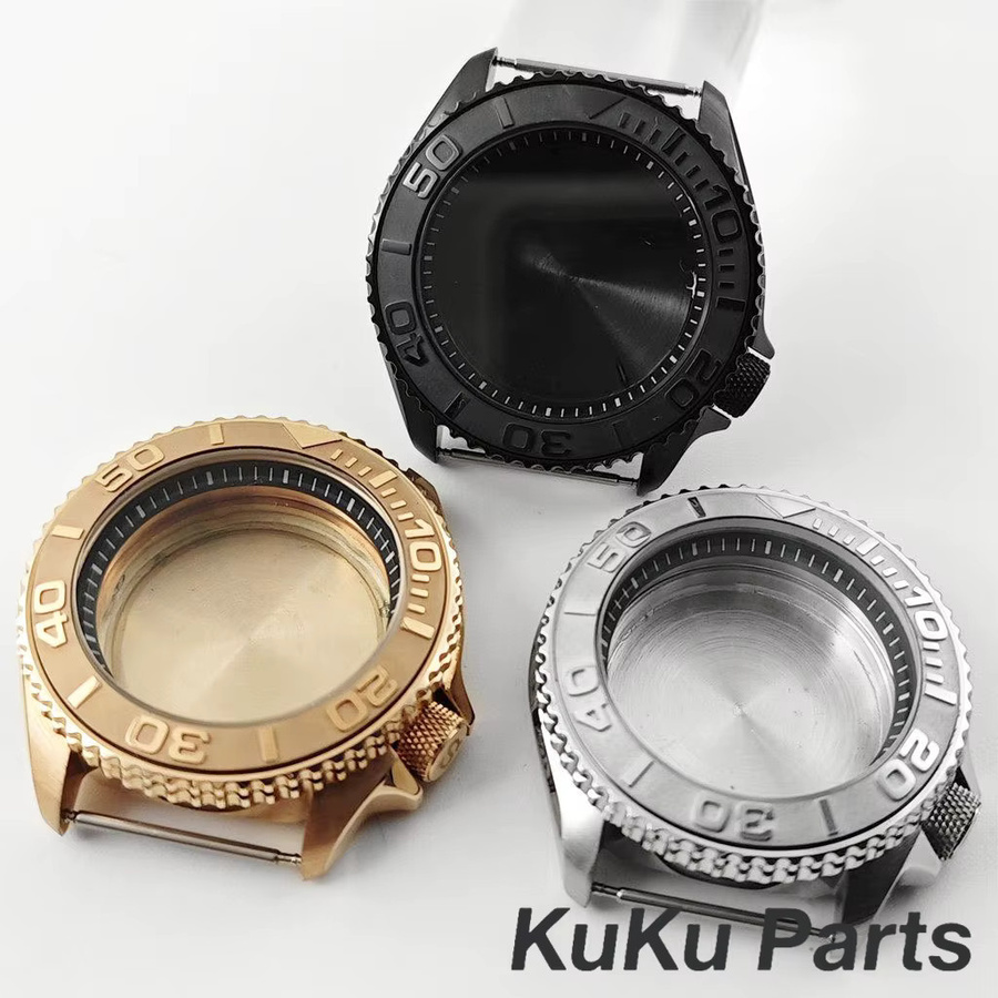 HUANXIAO Uhrengehäuse SKX007, Roségold, 42 mm, Unisex - Bild 1