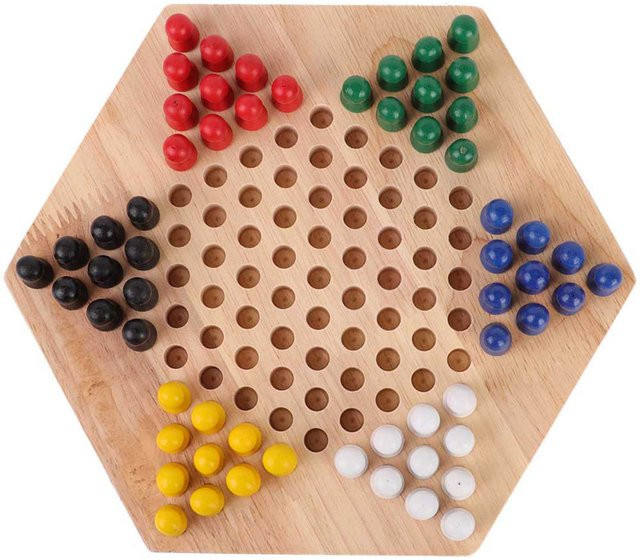 Igeteck Halma Chinesisches Dame Set, Holz, Strategiespiel, Familienspiel - Bild 1