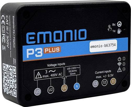 Emonio P3plus Basis Energiekosten-Messgerät in Schwarz - Bild 1