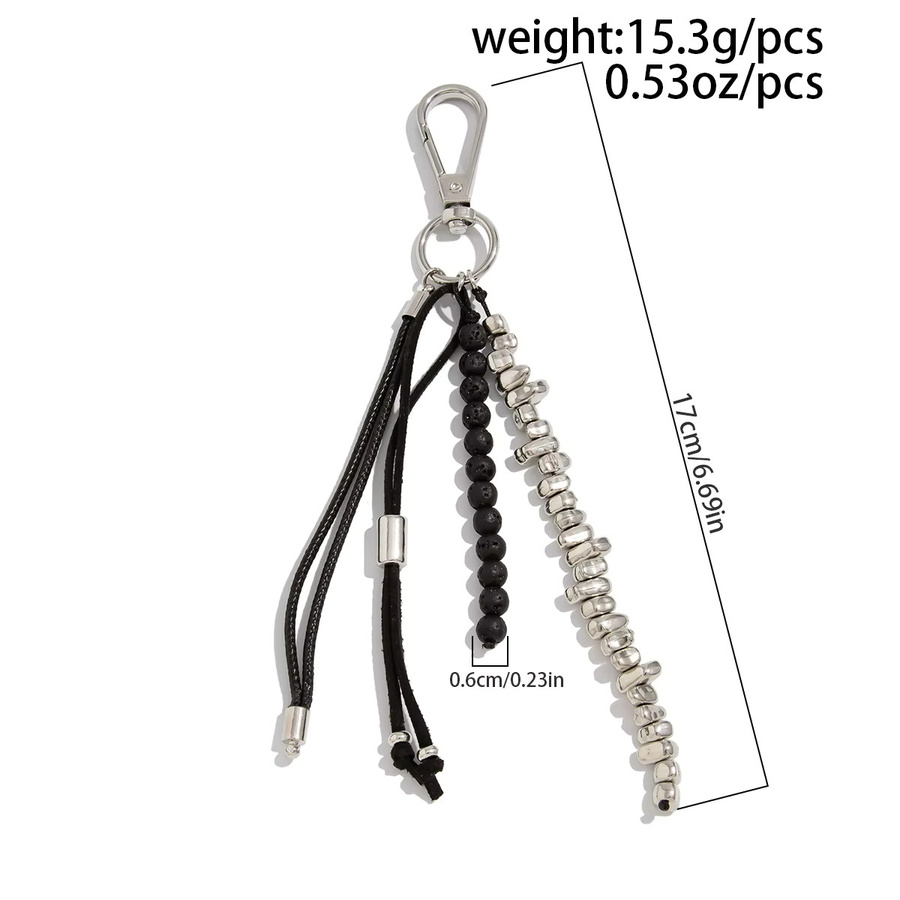 CCB-Perlenkette, herzförmig, Pfirsichperlen, Unisex - Bild 2