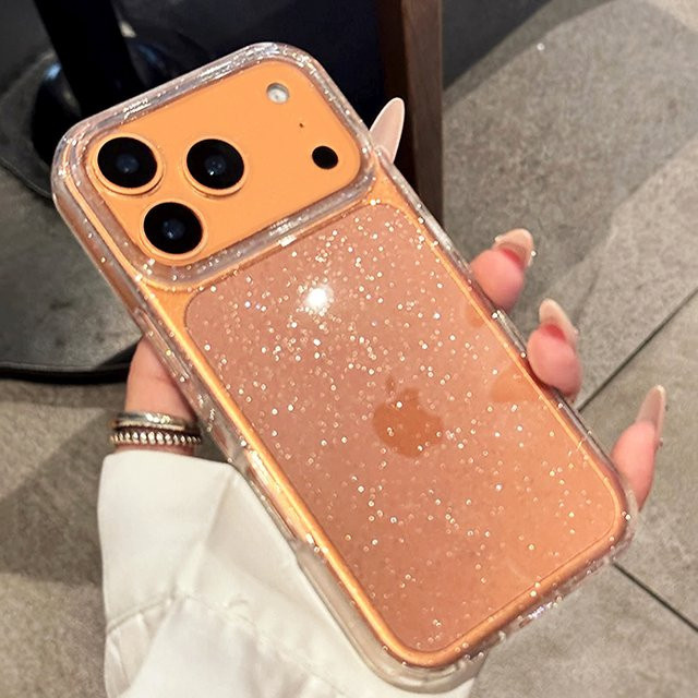 KaiYingF Glitzer Klarsichthülle für iPhone 11 bis 17 Pro Max Plus, Transparente Silikon Hülle mit Bling-Effekt - Bild 1