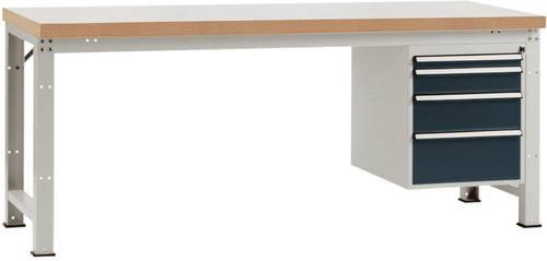 Manuflex Werkbank WP5427.7016 in Anthrazit, B/T/H: 180 x 80 x 70 cm - Bild 1