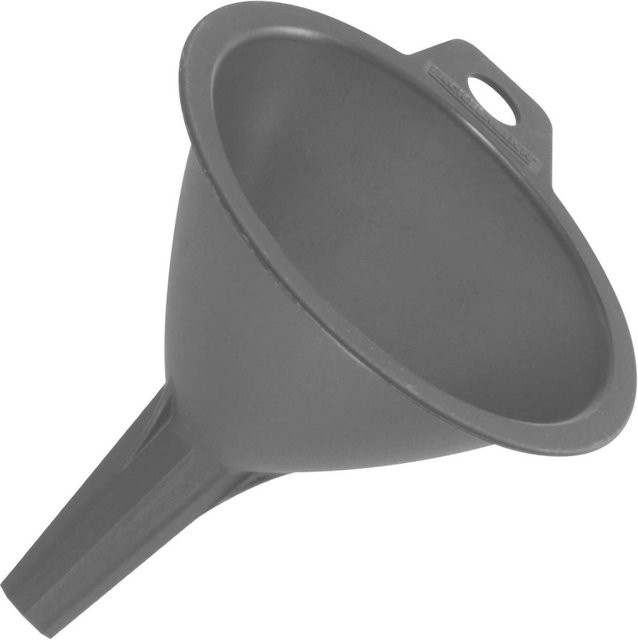 Fackelmann Trichter rund aus Kunststoff, Grau, Durchmesser: 9 cm - Bild 1