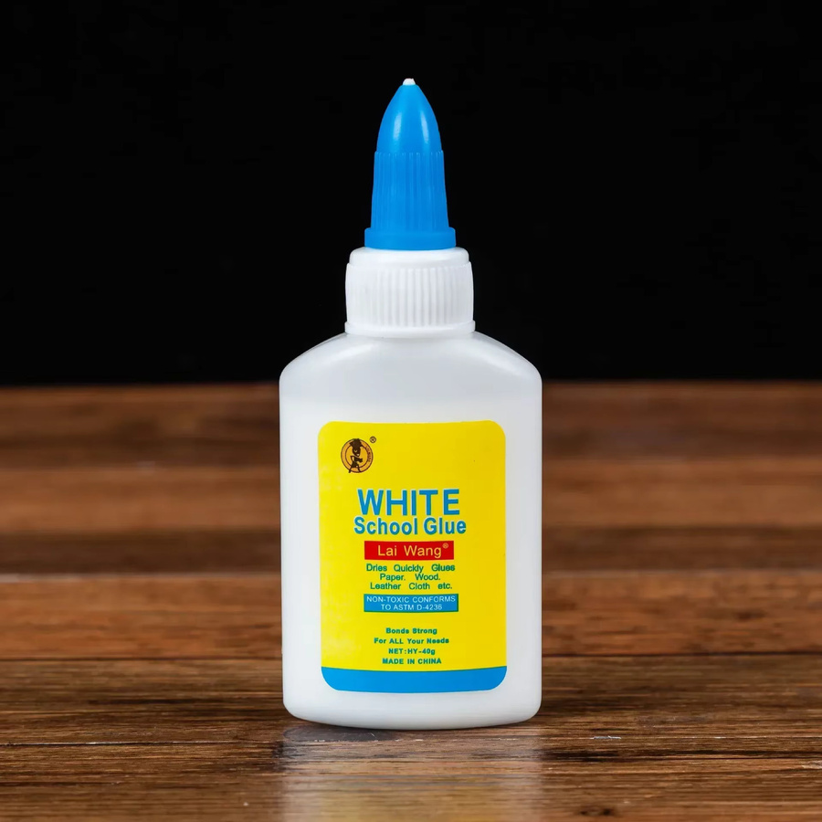 Weißer Latexkleber für Schule und Bastelarbeiten, wasserlöslich und schnell trocknend, 30 ml - Bild 3