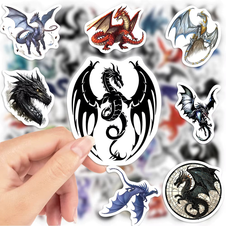 Magic Dragon Wasserfeste Fantasy Aufkleber für Kinder in Mehrfarbig zur Dekoration von Laptop, Flaschen und Scrapbook - Bild 2