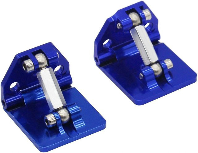Hot Racing Aluminium verstellbare Trimmklappen für Traxxas Spartan & Spartan SR RC Boot Upgrade-Teile, Blau, Metall - Bild 1