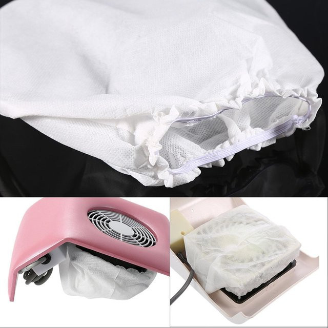 10 Stück Nagel Vlies Staubsauger Ersatzbeutel für Nagelkunst, Unisex - Bild 1