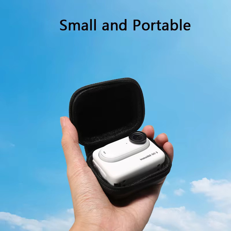 Insta360 Tragbare und wasserdichte Reise-Tasche für Insta360 GO3 Mini und Insta360 GO Ultra Kameras, Schwarz - Bild 2