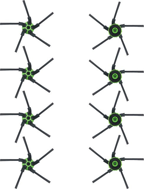Ersatz-Seitenbürsten für iRobot Roomba S9 S9+ Saugroboter Zubehör in Schwarz aus Kunststoff - Bild 1