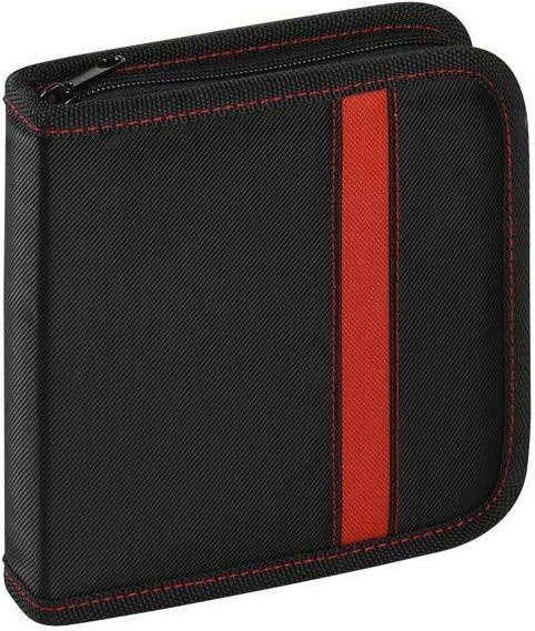 Vivanco CD/DVD Wallet in Schwarz und Transparent - Bild 1