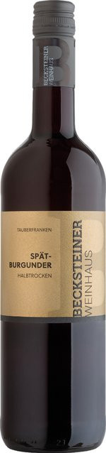 Becksteiner Winzer Weinhaus Spätburgunder, halbtrocken, Rotwein, 2022, 0,75 l - Bild 1