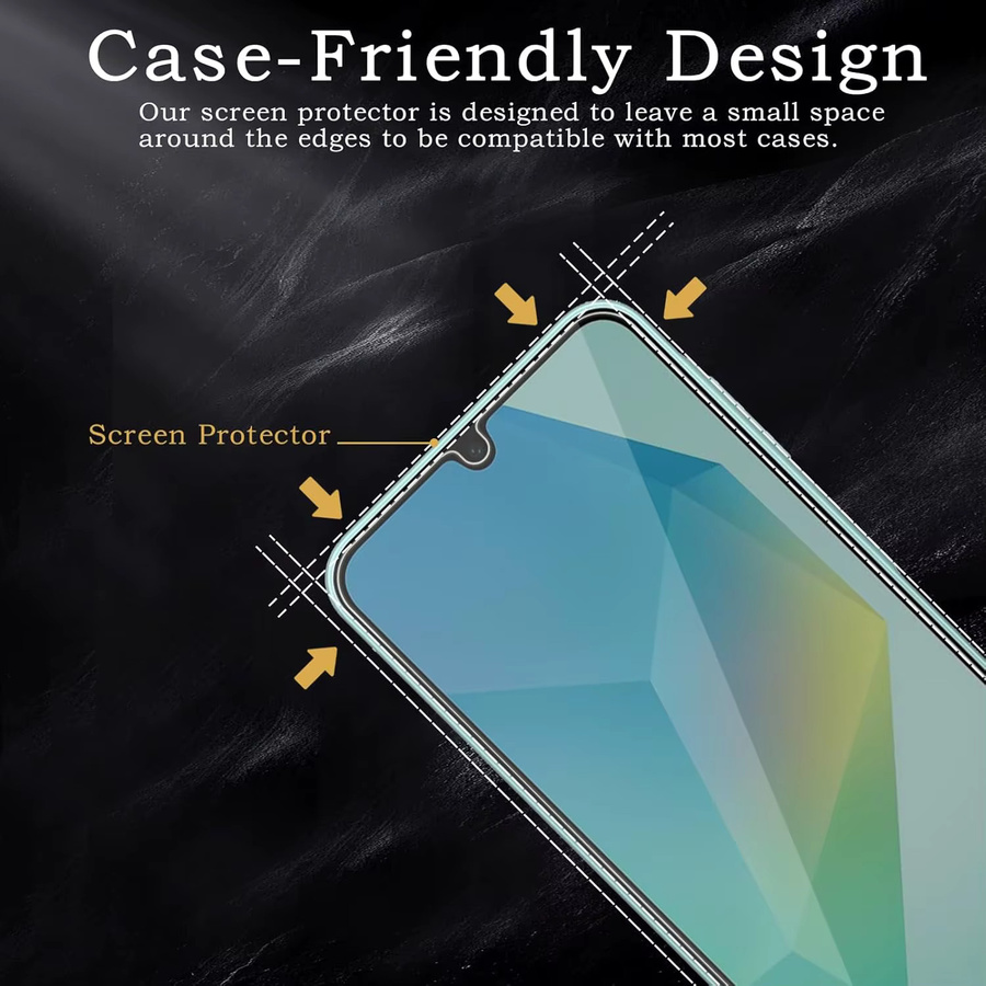 3 Stück Sichtschutzglas Displayschutzfolie für Samsung Galaxy A16 4G und 5G in Transparent - Bild 4