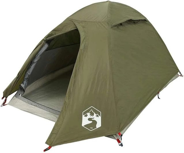 vidaXL Kuppel-Campingzelt für 2 Personen in Olivgrün, wasserdicht - Bild 1