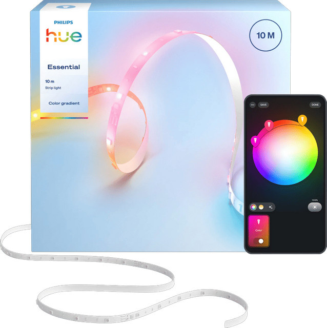 Philips Hue Essential LED-Streifen RGBW Multicolour 10 Meter dimmbar und selbstklebend - Bild 1