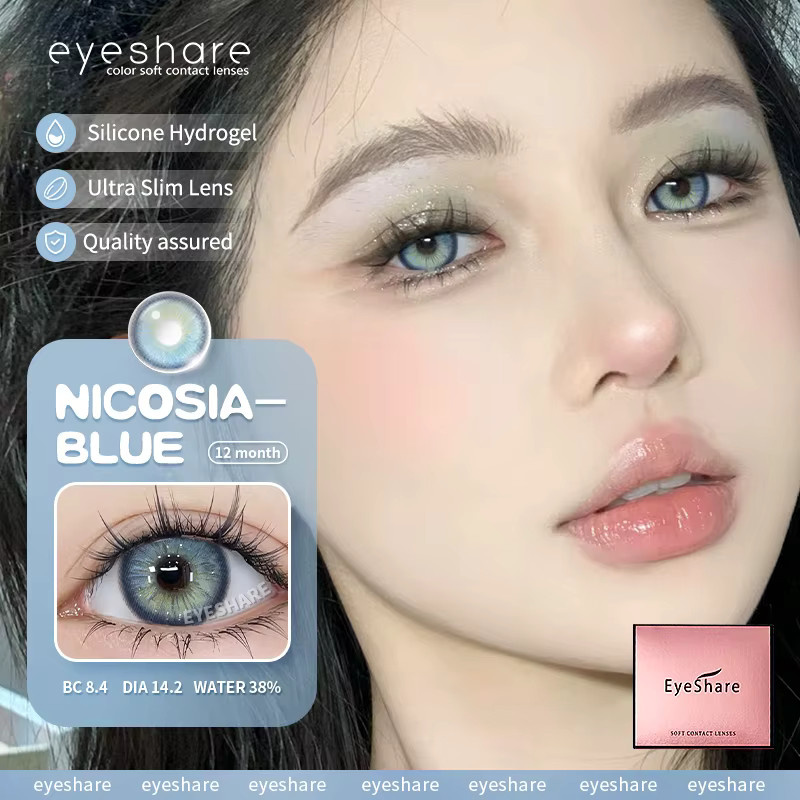 EYESHARE farbige Kontaktlinsen blau, 2 Linsen - Bild 2