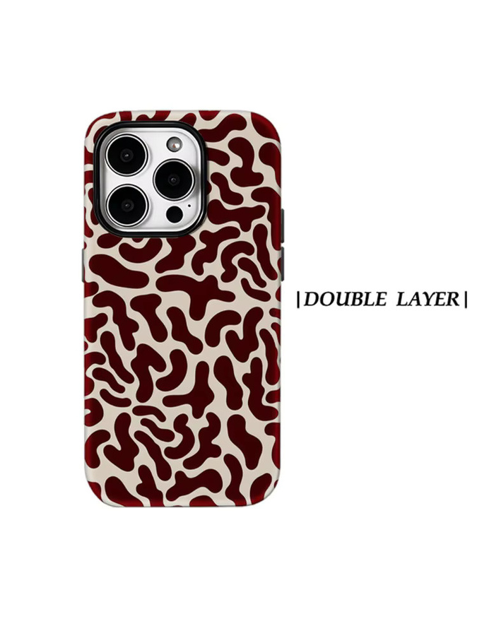 Robuste Handyhülle mit Kuh-Druckmuster von Potdemiel für iPhone 17 16 15 14 13 Pro Max Plus, magnetisch, mehrfarbig - Bild 6