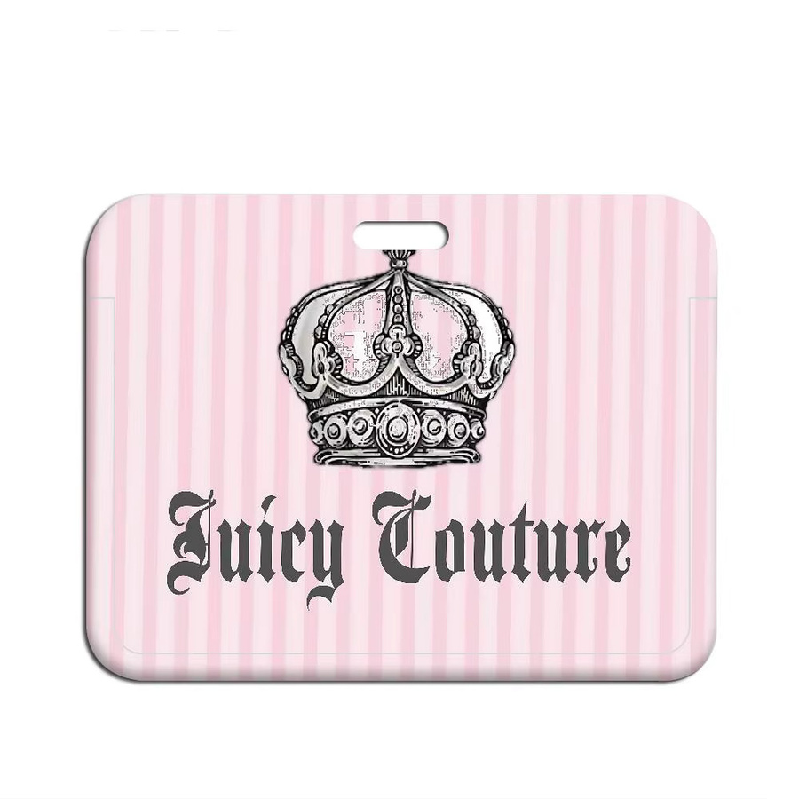J-Juicy C-Couture Visitenkartenhalter und Ausweishalter mit Umhängeband für Damen und Herren aus Kunststoff - Bild 6