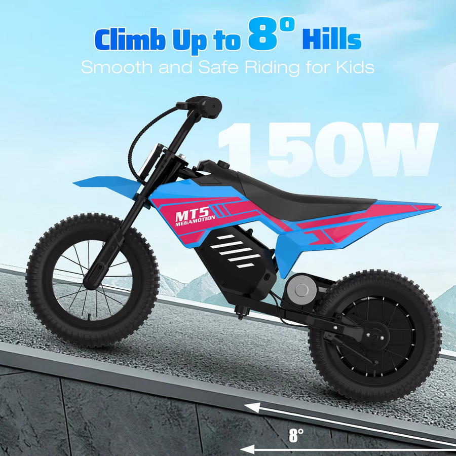 MEGA MOTION Elektrisches Kindermotorrad MT5, 12-Zoll-Reifen, ab 6 Jahre - Bild 2