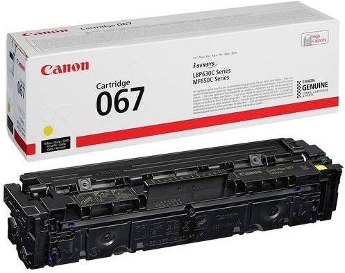 Original Canon 067 Tonerpatrone Gelb für Laserdrucker - Bild 2
