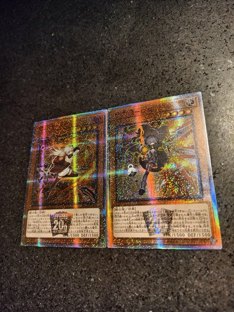 Yiran toy 1 Yu-Gi-Oh! Sky Striker Ace Self Control Sammelbare Signierte Handels-Flash-Karte Anime 2-teiliges Set - Bild 1
