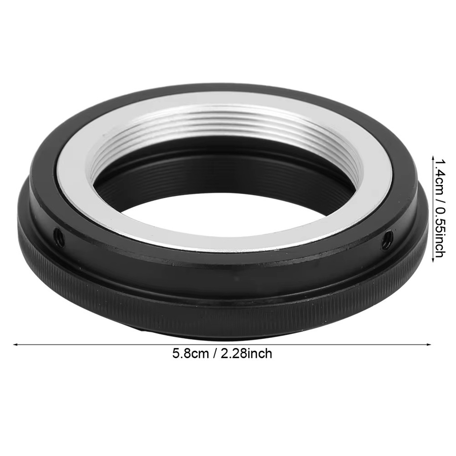 Manueller Objektivadapter L39-Nex Konverter für M39/L39-Objektive und NEX-Kameras in Schwarz - Bild 5