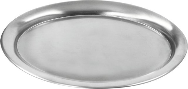 Schneider Serviertablett aus Edelstahl in Silber, oval, B: 28,5 cm, T: 22 cm - Bild 1