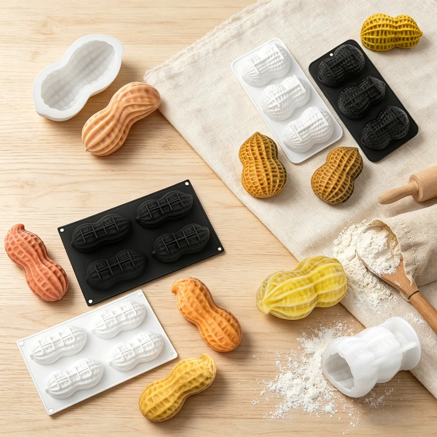 Meibum Silikonform in Erdnussform für Mousse, Schokolade und Desserts - Bild 2