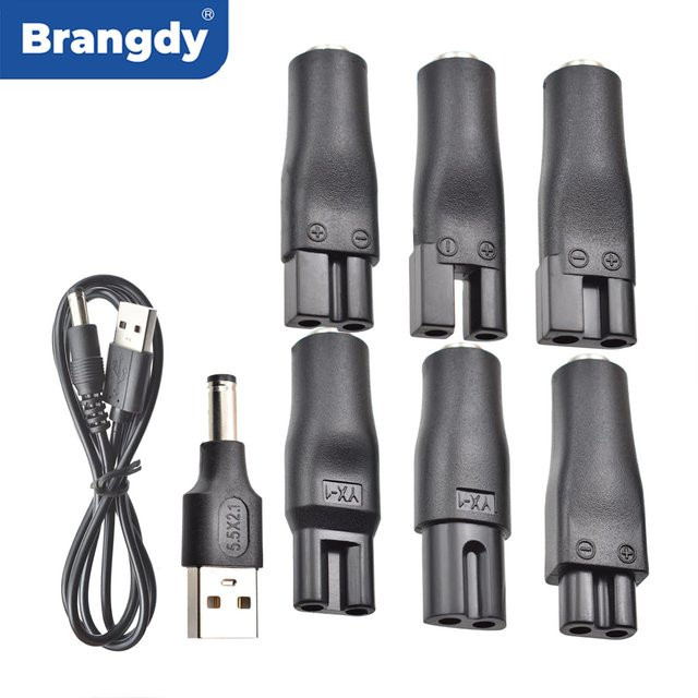 Brangdy Ersatz-Netzkabel, 8 Stück, 5 V, USB-Adapter - Bild 1