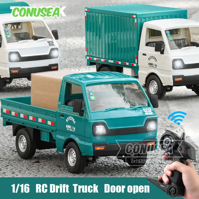 CONUSEA RC Truck Drift Car, Fernbedienung, Transportfahrzeug, mit Licht - Bild 1