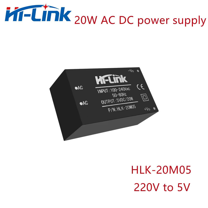 Hi-Link AC-DC Step-Down Schaltnetzteil-Modul in Schwarz (3W, 5W, 10W, 20W) - Bild 1
