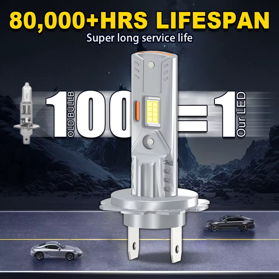 H7 LED Auto Scheinwerfer Lampen 360 W Canbus 12 V 6000 K Nebel Lampen in Silber für Porsche Cayenne 2003-2018 und CROSSFOX - Bild 3
