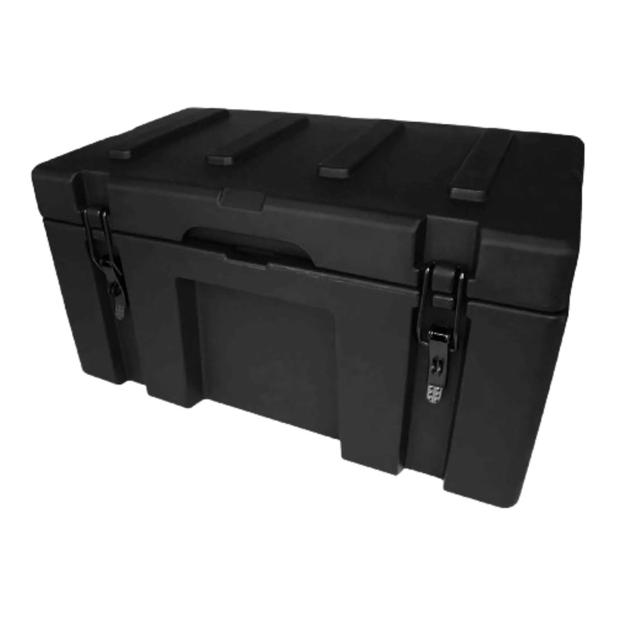 Horntools Wasserdichte Transportbox in Schwarz mit Griffen, Volumen: 70 Liter - Bild 2