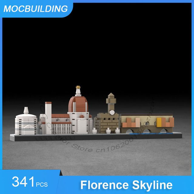 MOCBUILDING Florenz Skyline Modell, Architektur, 341 Teile - Bild 1