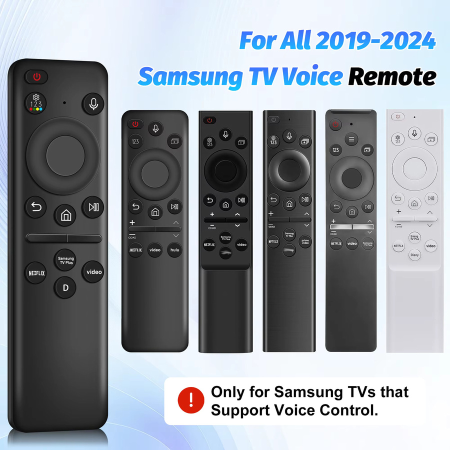 Wiederaufladbare Sprachfernbedienung für Samsung Smart TV NEO QLED in Schwarz mit USB-C Anschluss - Bild 4